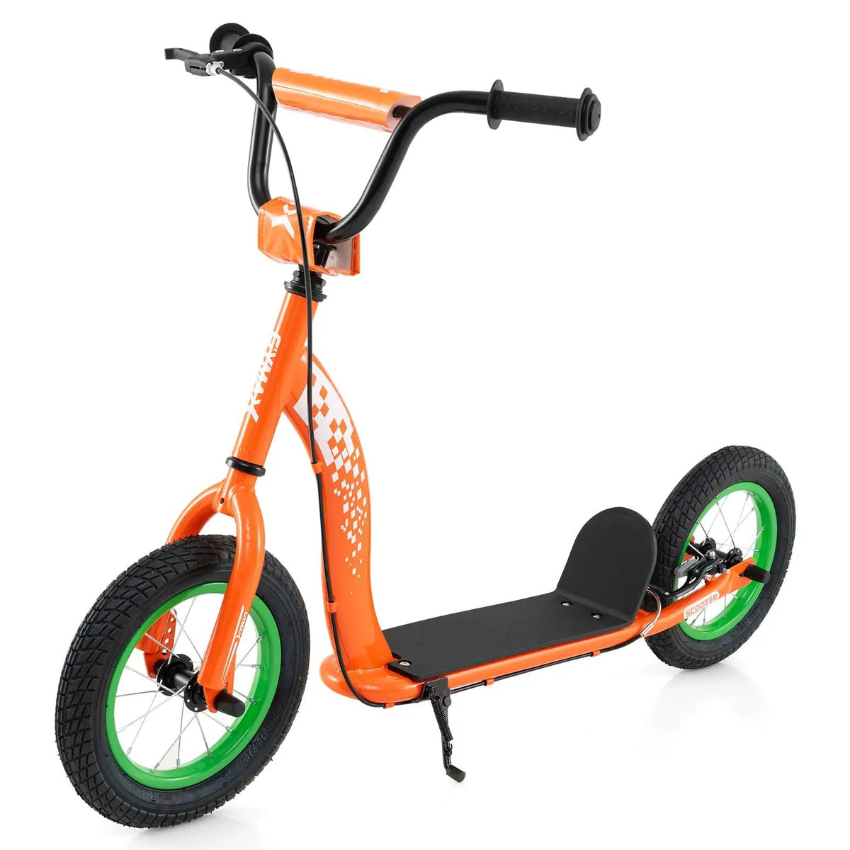 Kids Scooter Youth Kick Scooter with Adjustable Height Handlebar 12-Inch Inflatable Wheels, photo 8 of 24