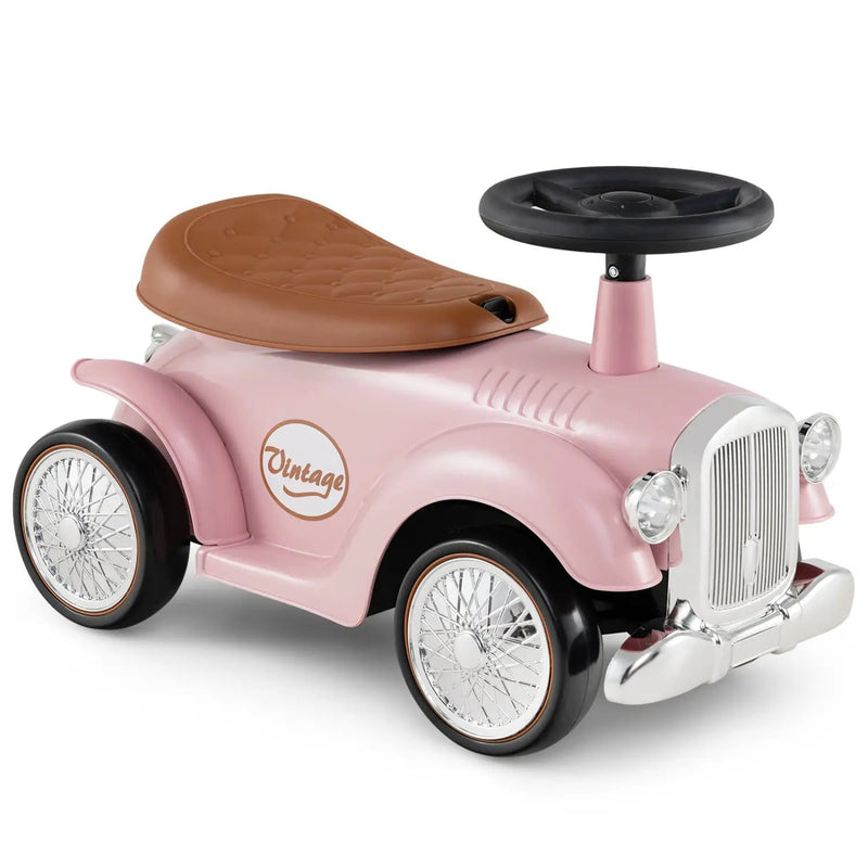 Kids Sit to Stand Vehicle with Working Steering Wheel and Under Seat Storage by DirectDeals