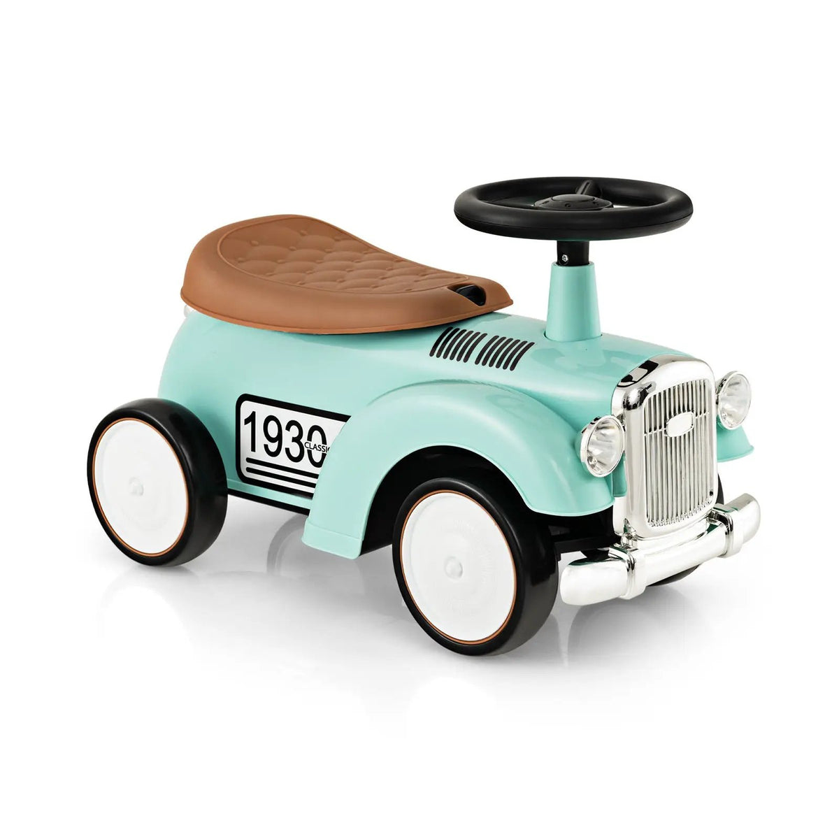 Kids Sit to Stand Vehicle with Working Steering Wheel and Under Seat Storage, photo 3 of 10