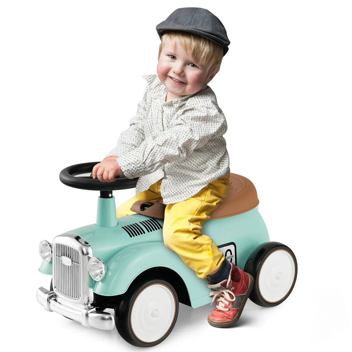 Kids Sit to Stand Vehicle with Working Steering Wheel and Under Seat Storage, photo 6 of 10