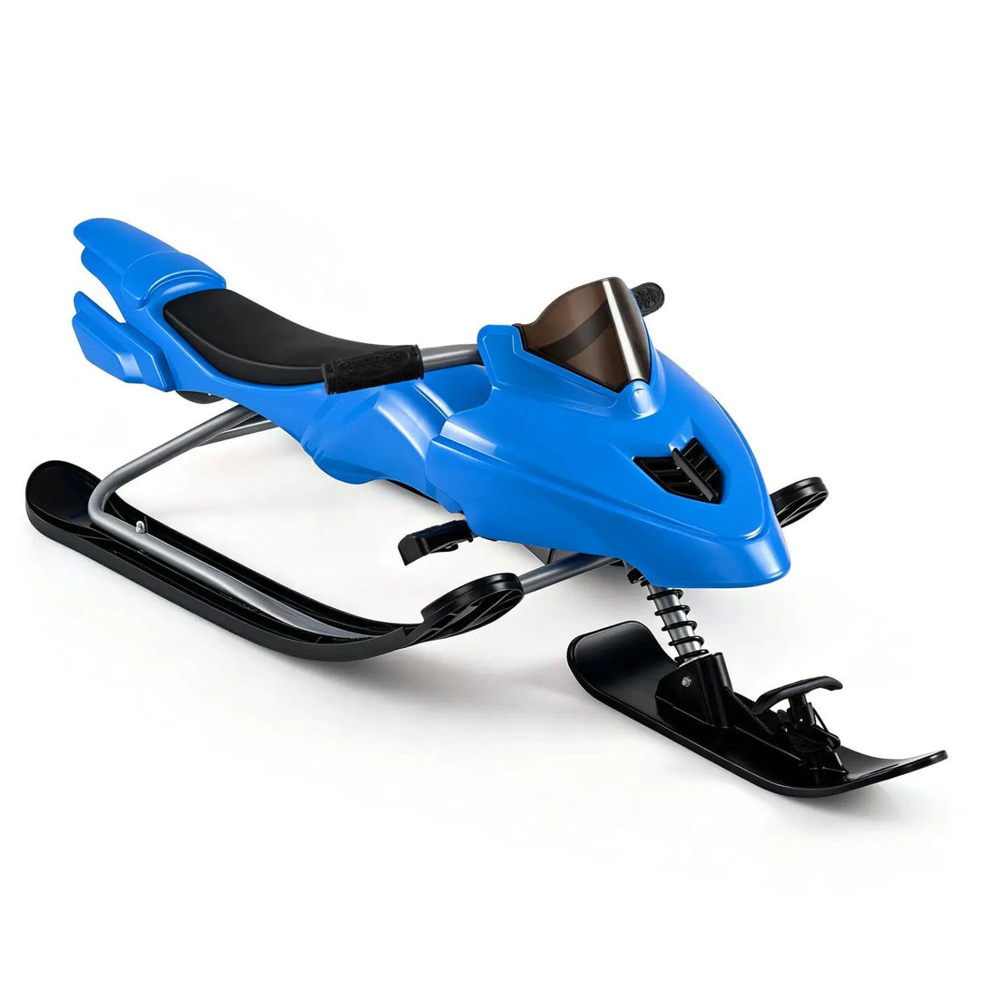 Snow Racer Sled with Brakes and Steering Handle for Kids by DirectDeals