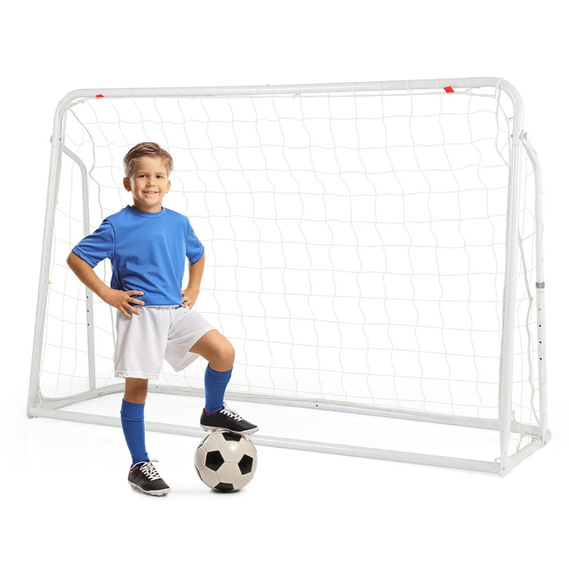 2-in-1 Kids Soccer Rebounder and Soccer Goal with Adjustable Height by DirectDeals