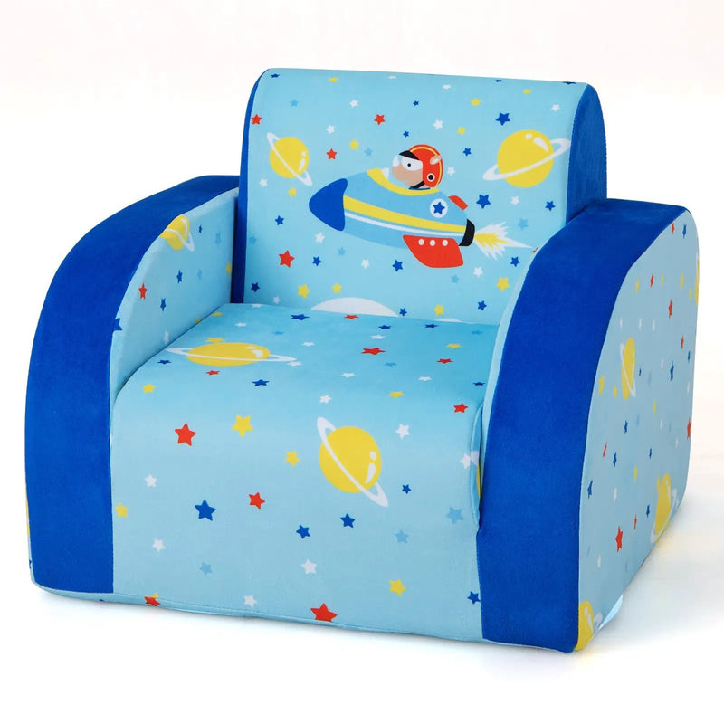 3 in 1 Convertible Flip Open Kids Sofa for Nap Play Sleep by DirectDeals