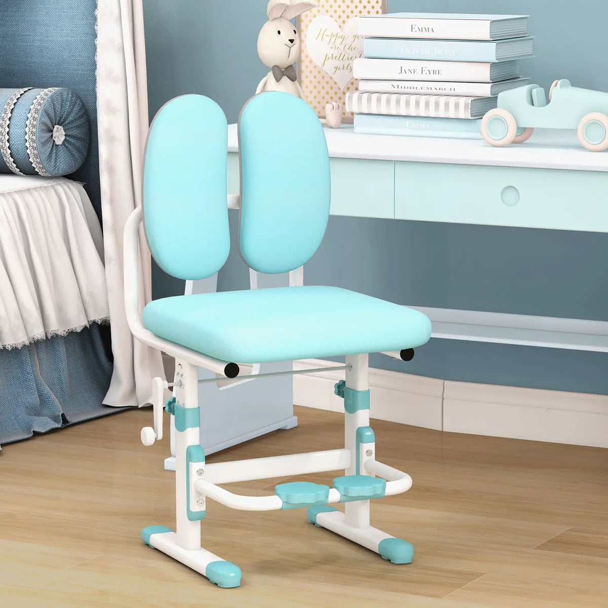 Ergonomic Height-adjustable Kids Study Chair with Double Back Support, photo 2 of 16
