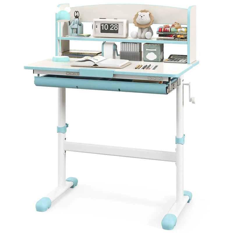 Height Adjustable Kids Study Desk with Tilt Desktop by DirectDeals