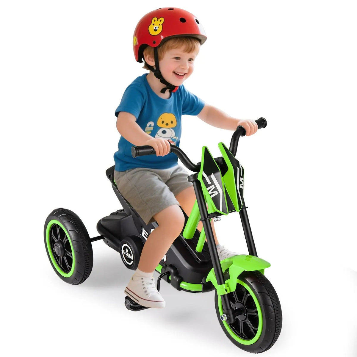Kids Tricycle 3-Wheel Toddler Bike with Foot Pedals Forward Backward, photo 10 of 24