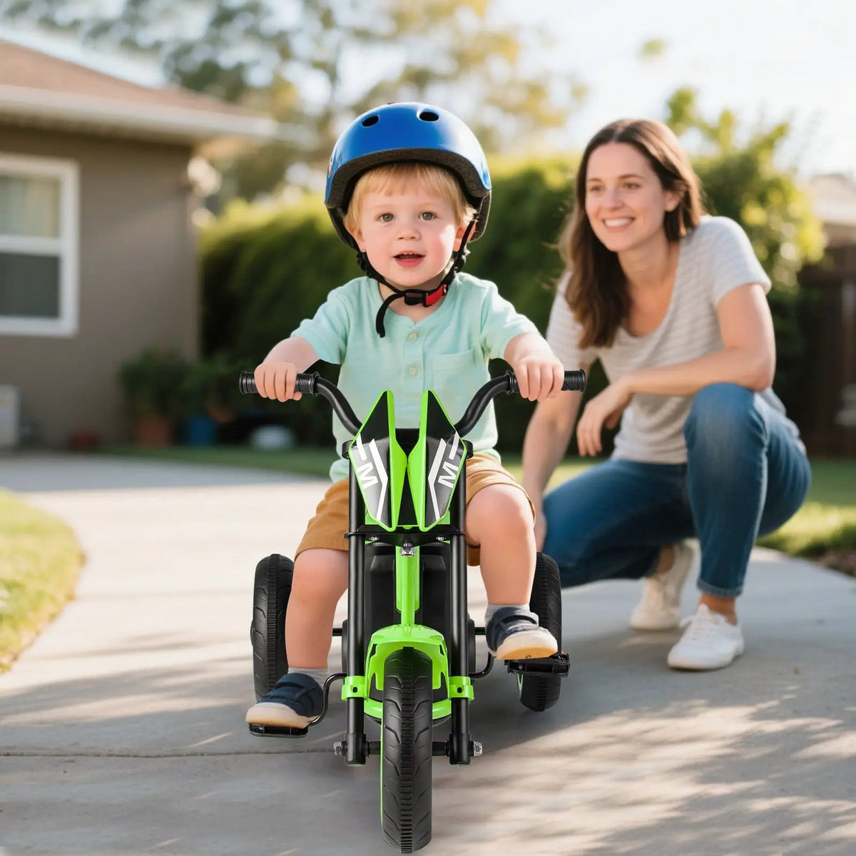 Kids Tricycle 3-Wheel Toddler Bike with Foot Pedals Forward Backward, photo 4 of 24