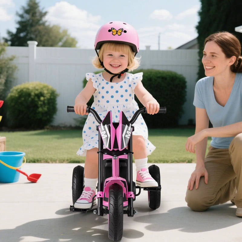 Kids Tricycle 3-Wheel Toddler Bike with Foot Pedals Forward Backward by DirectDeals