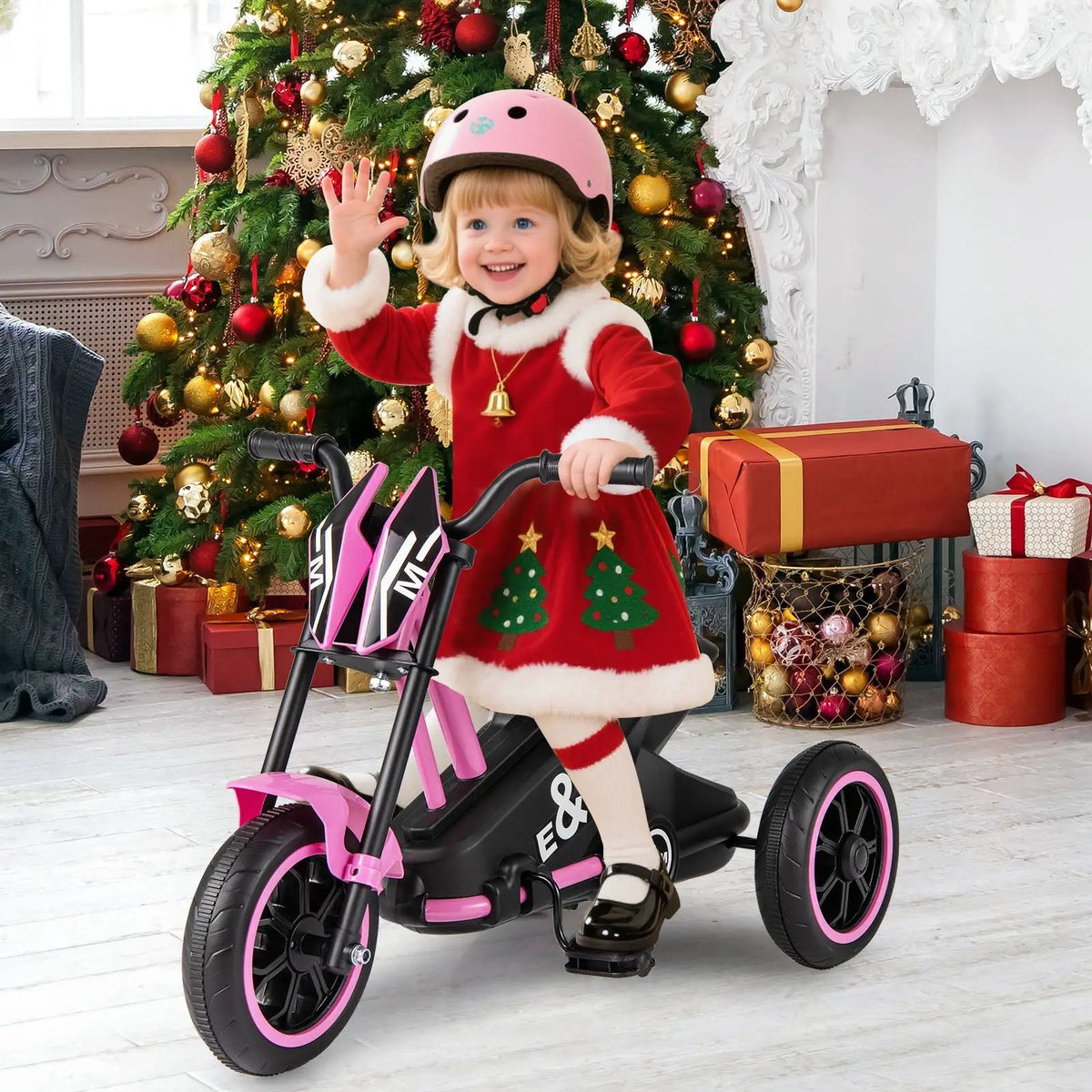 Kids Tricycle 3-Wheel Toddler Bike with Foot Pedals Forward Backward, photo 18 of 24