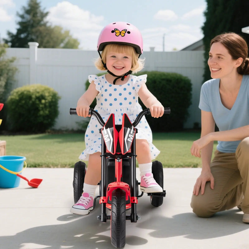 Kids Tricycle 3-Wheel Toddler Bike with Foot Pedals Forward Backward by DirectDeals