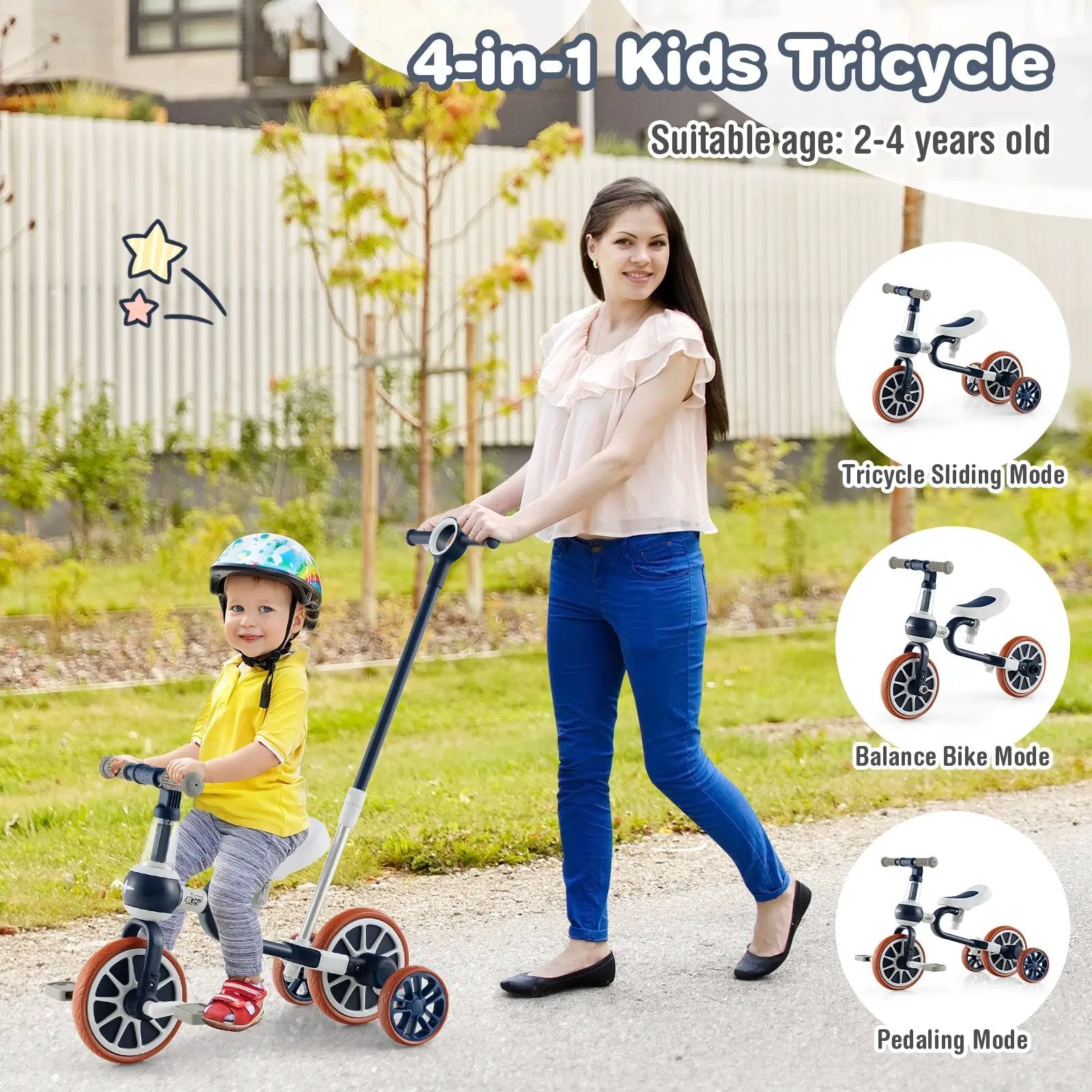 4-in-1 Kids Tri by DirectDeals