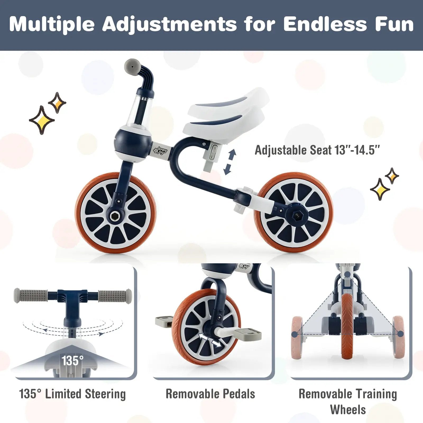 4-in-1 Kids Tri by DirectDeals