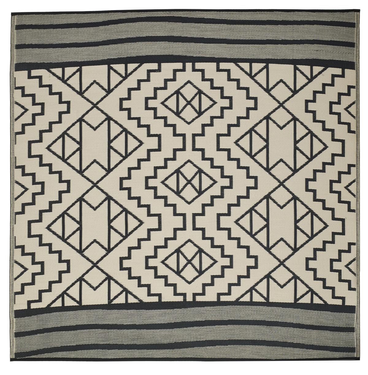 Kilimanjaro - Black Outdoor Rug for Patio FINAL SALE, photo 8 of 15