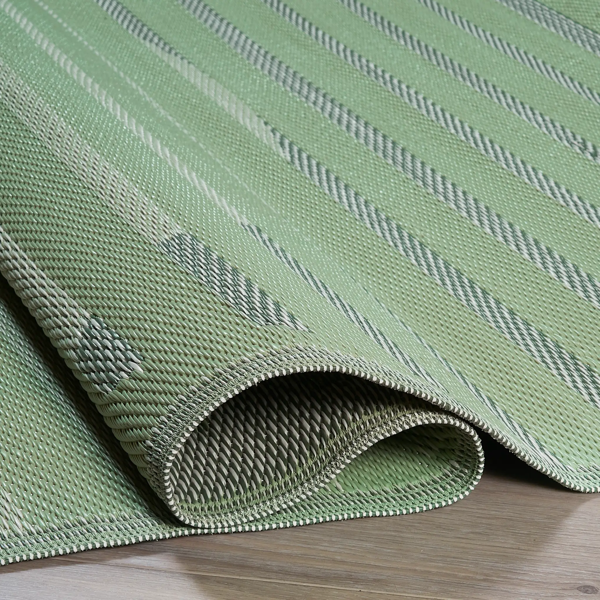 Kyoto - Green Outdoor Rug for Patio, photo 4 of 7