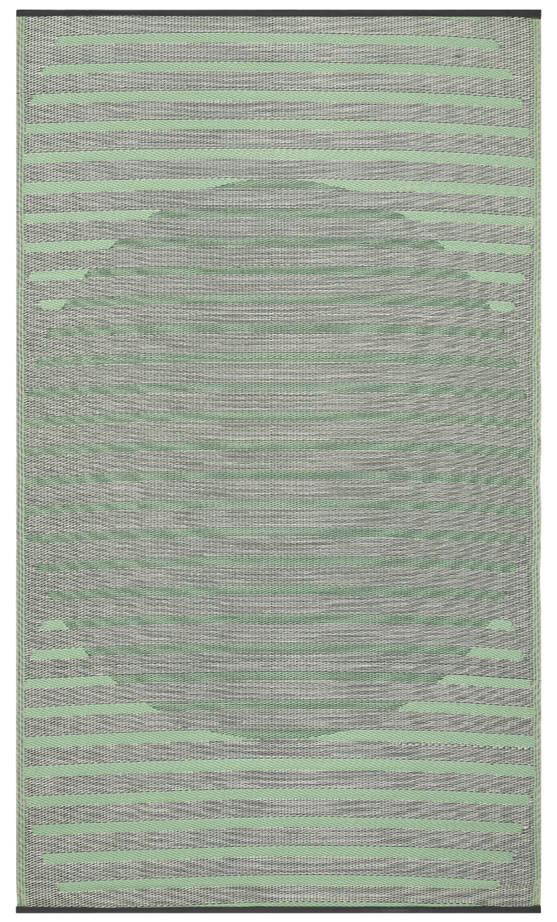 Kyoto - Green Outdoor Rug for Patio by Fab Habitat