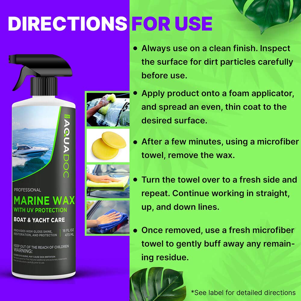 Marine Polish Boat Wax by AquaDoc