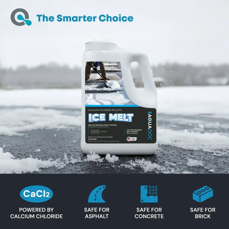 AquaDoc Ice Melt Safe for Concrete - Calcium Chloride by AquaDoc
