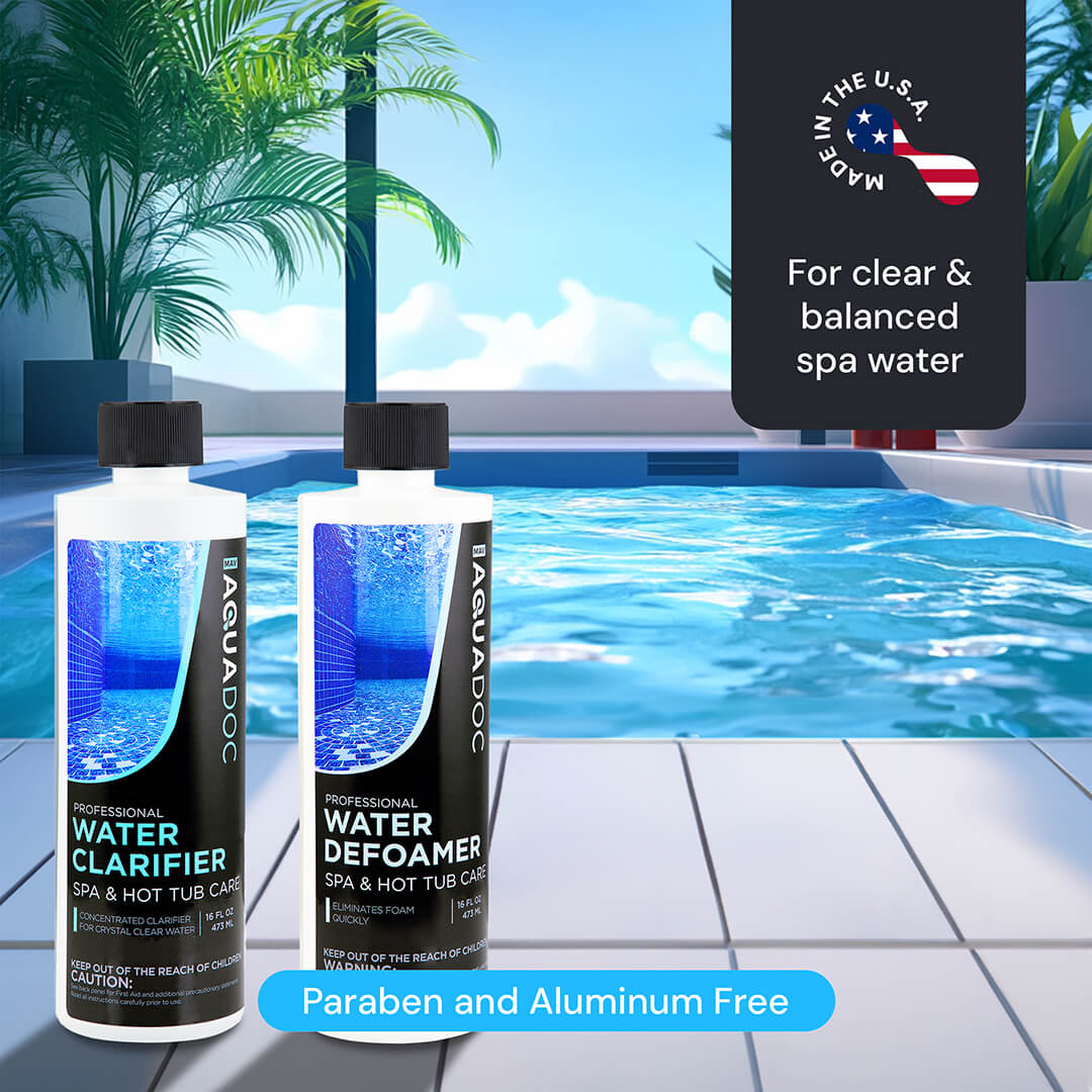 Spa Clarifier & Defoamer Hot Tub Chemical Kit by AquaDoc