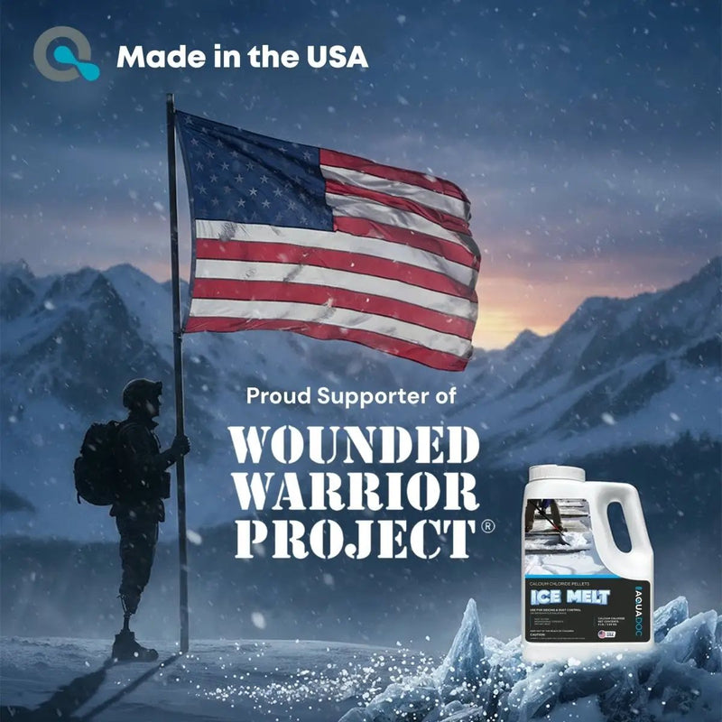 AquaDoc Ice Melt Safe for Concrete - Calcium Chloride by AquaDoc