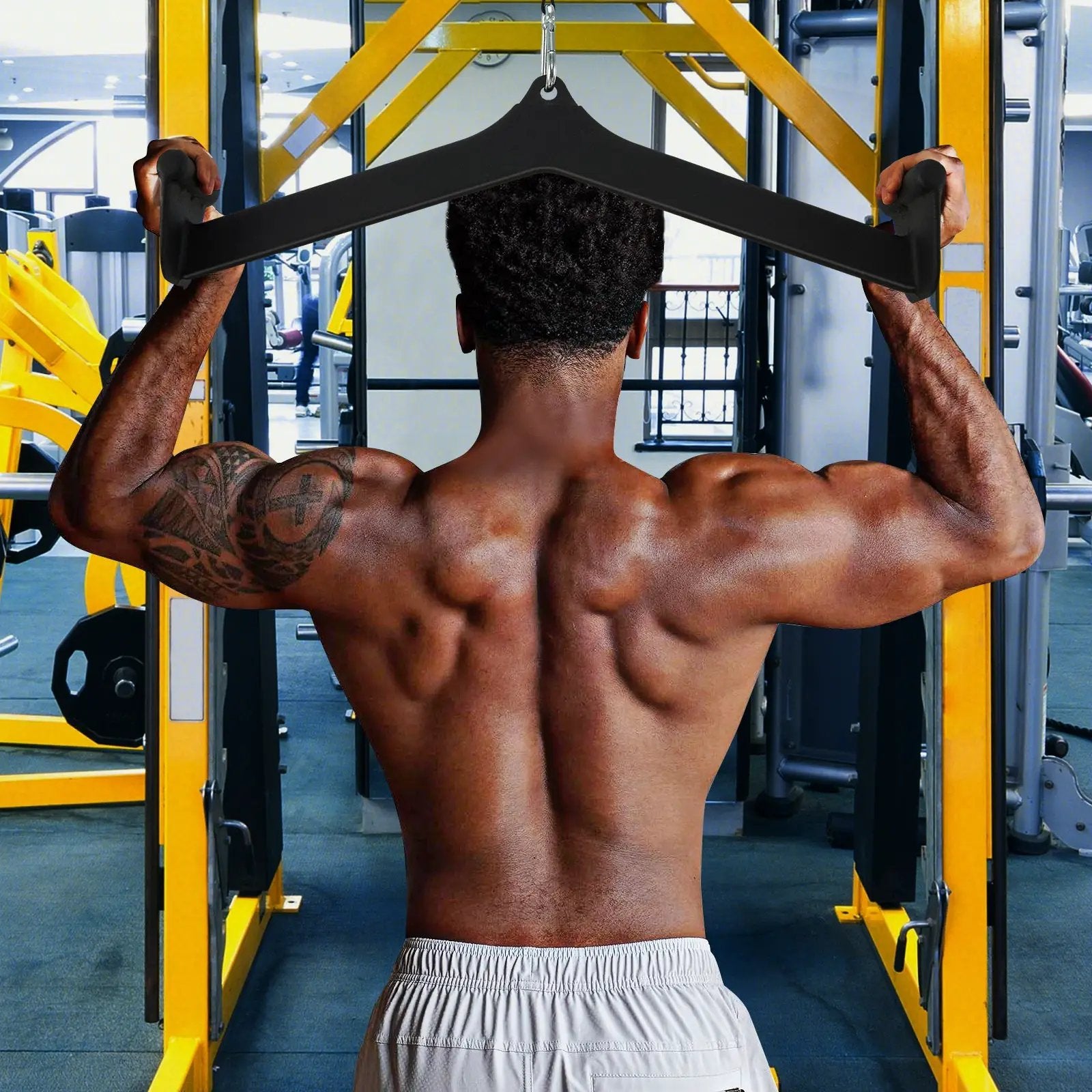 LAT Pulldown Attachment Set for Home Gym Fitness by DirectDeals