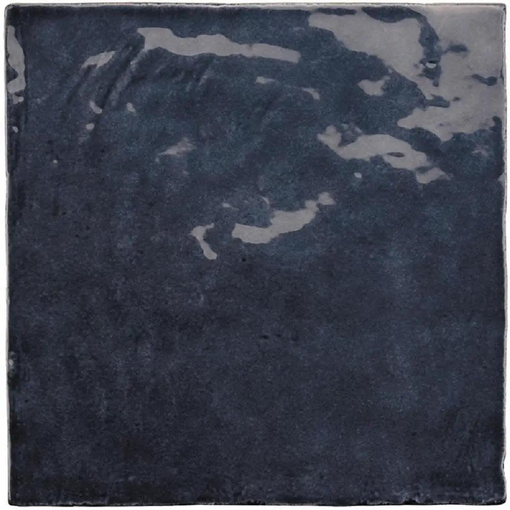 Dark Blue 5x5 Glossy Subway Ceramic Tile (57 pack, 10.76 sq ft/case) by Apollo Tile