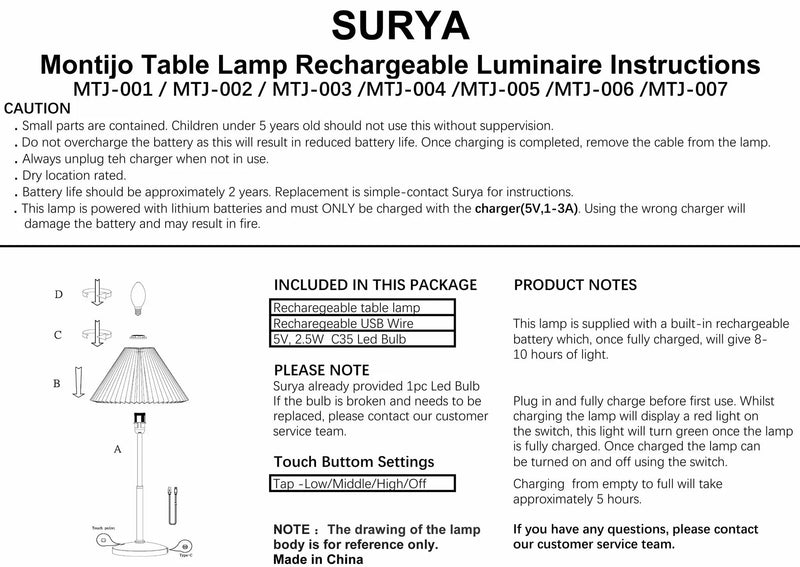 Weerestein White Table Lamp by Boutique Rugs