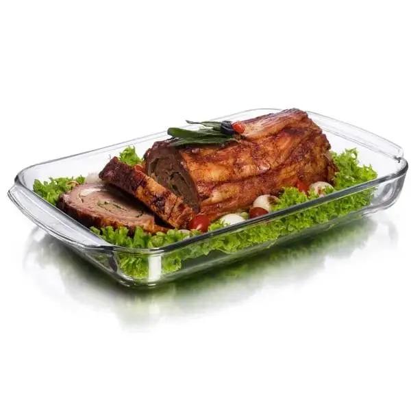 Glass 3-Piece Bakeware Oven Safe Casserole Baking Dish Set - Dishwasher Safe by HomePacific