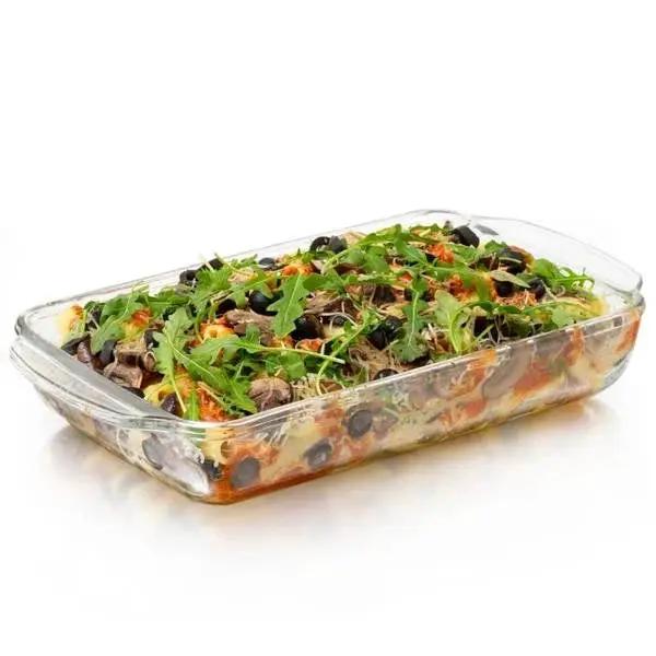 Glass 3-Piece Bakeware Oven Safe Casserole Baking Dish Set - Dishwasher Safe by HomePacific