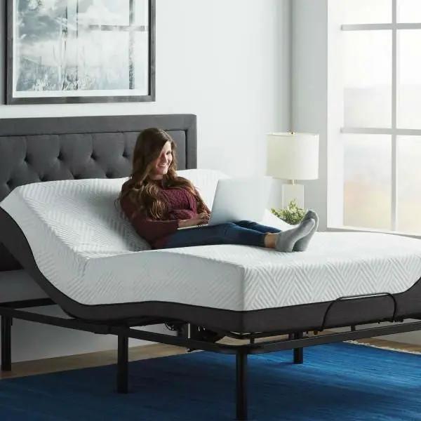 Twin XL Steel Adjustable Bed Frame Base with Remote Control by HomePacific