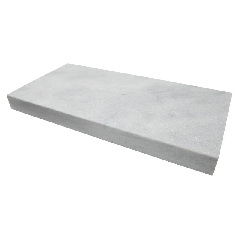 Cosmic Gray Pavers Sandblasted Marble 12x24 close up