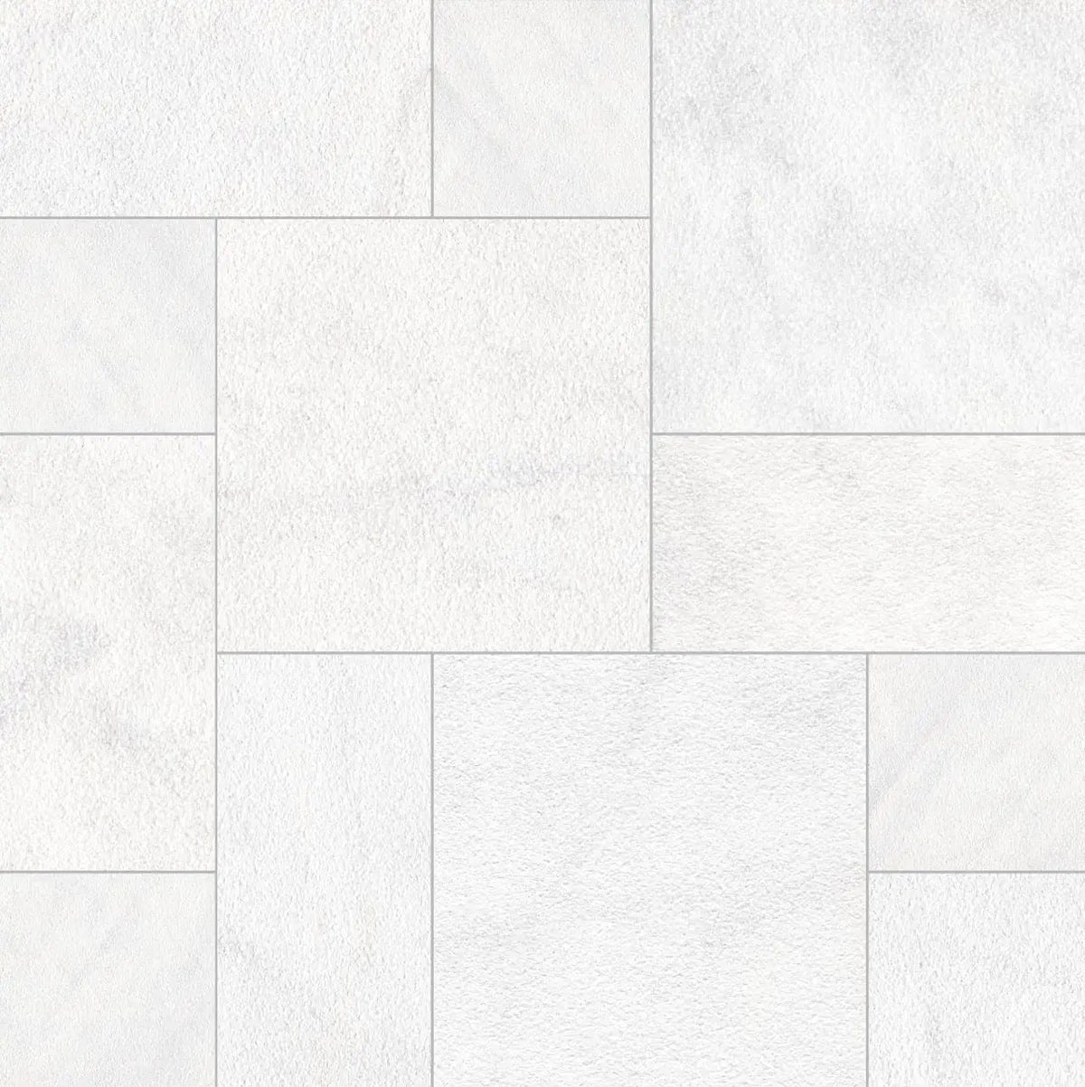 Crystal White Paver Sandblasted Marble Pool Copings 12x24 2.00 inch by MSI Surfaces