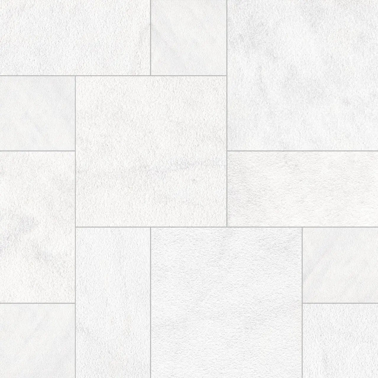 Crystal White Paver Sandblasted Marble Pool Copings 12x24 1.18 inch by MSI Surfaces