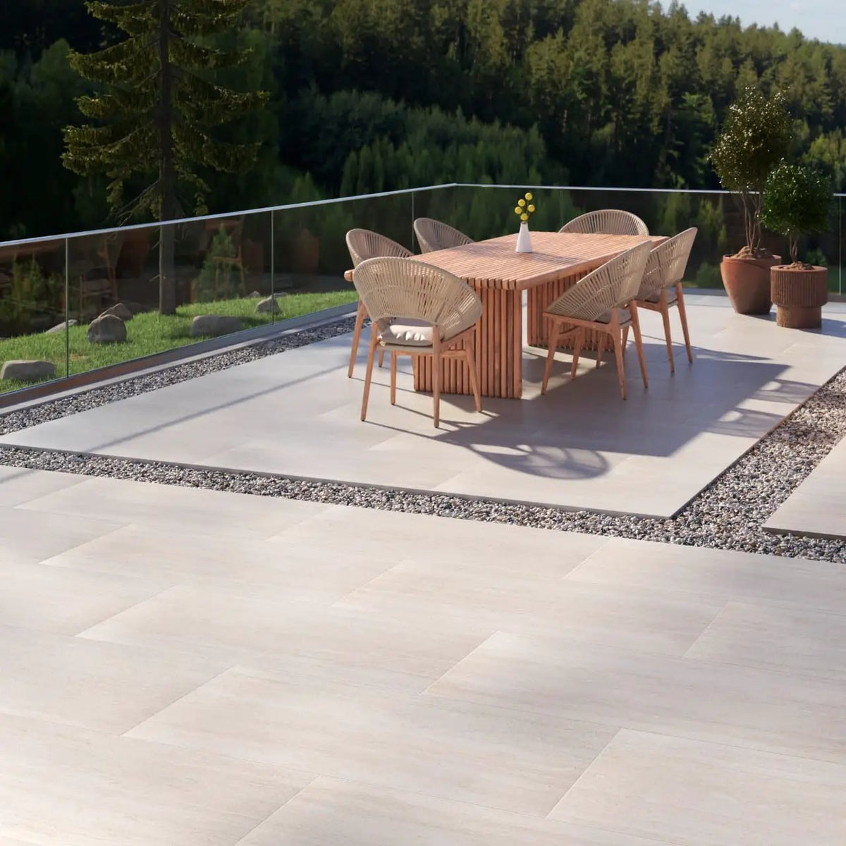 Cordova Lablanca Matte Porcelain Pool Copings 13x24 by MSI Surfaces