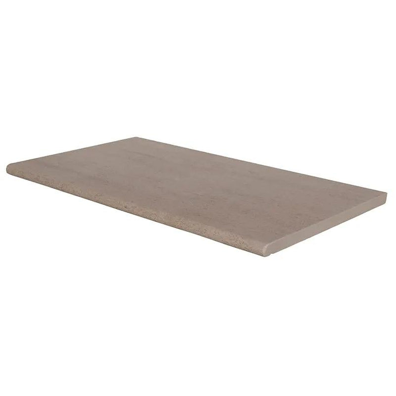Livingstyle Beige Matte Limestone Look Porcelain Pool Copings 13x24 close up