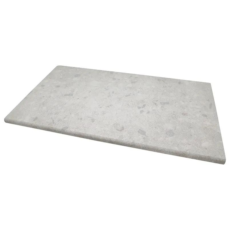 Terrazo Glacier Matte Porcelain Pool Copings 13x24 close up