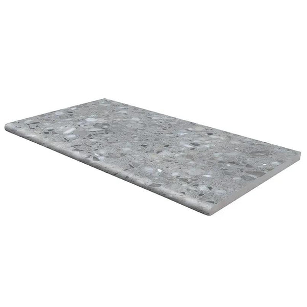 Terrazo Gris Matte Porcelain Pool Copings 13x24
