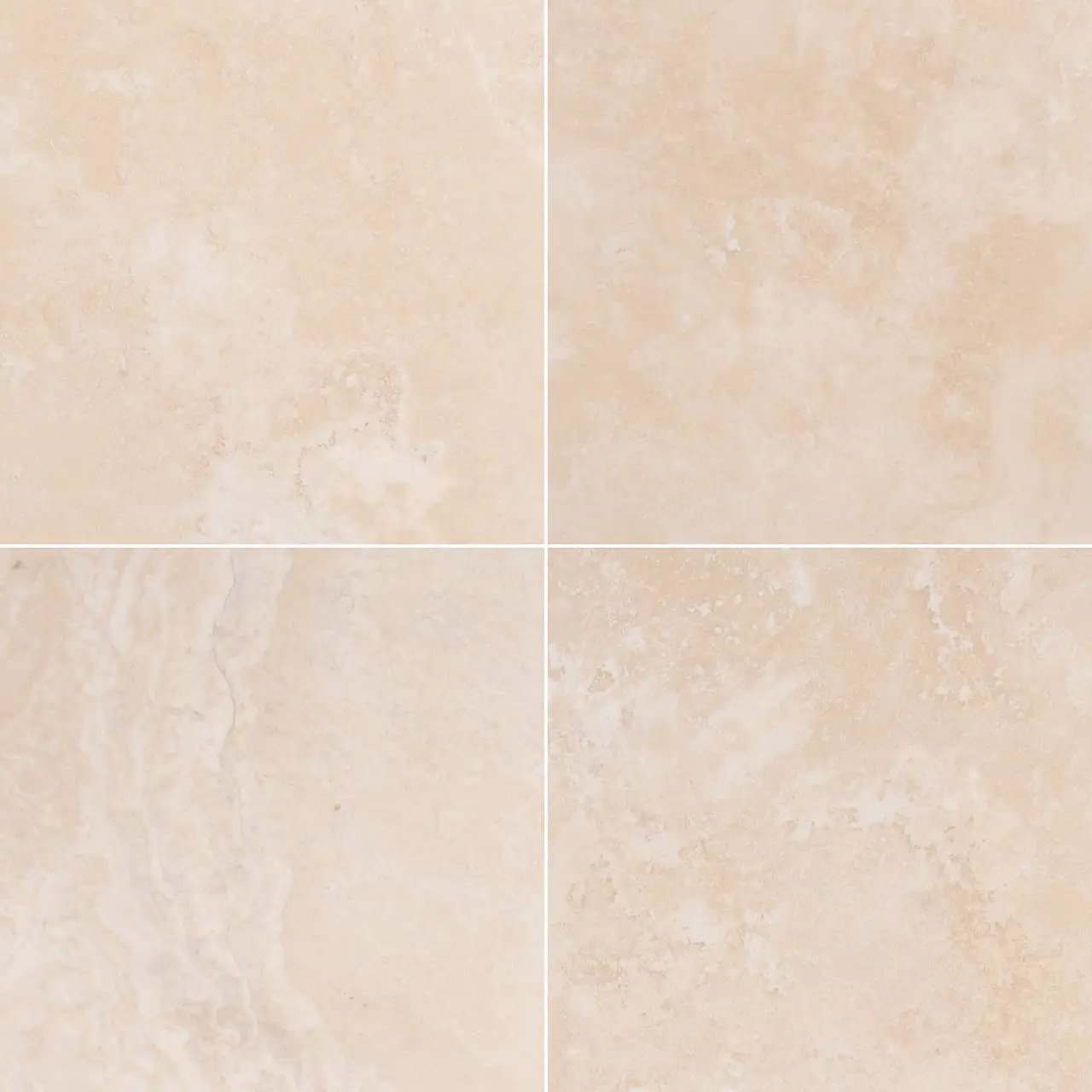 Tuscany Beige Brushed Travertine Pavers 12x24 1.97 inch close up