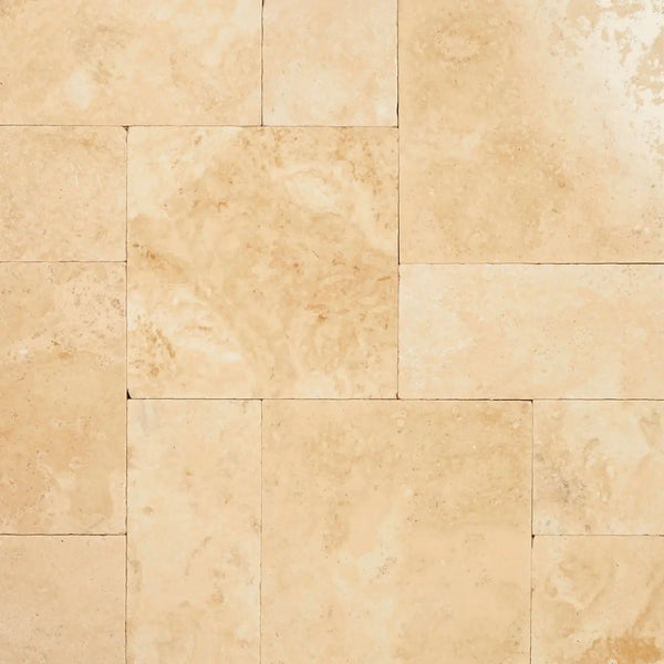 Tuscany Ivory Tumbled Travertine Pool Copings 16x24