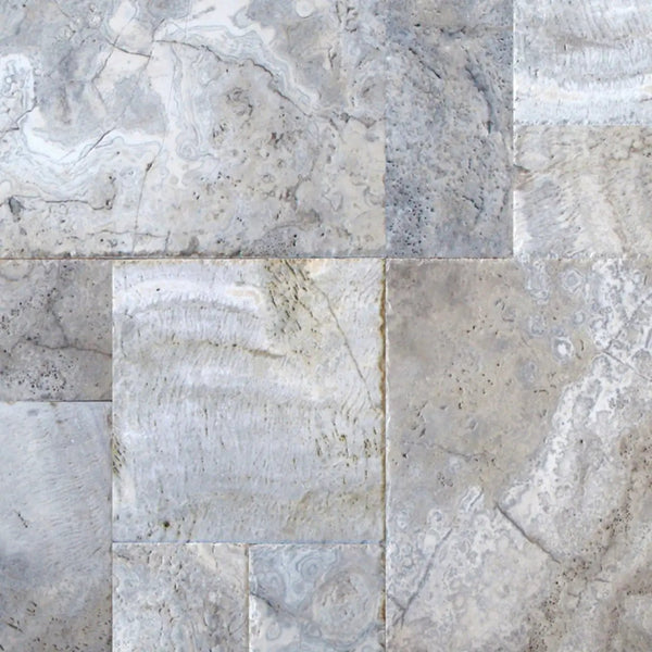 Silver Travertine Pool Copings 16x24