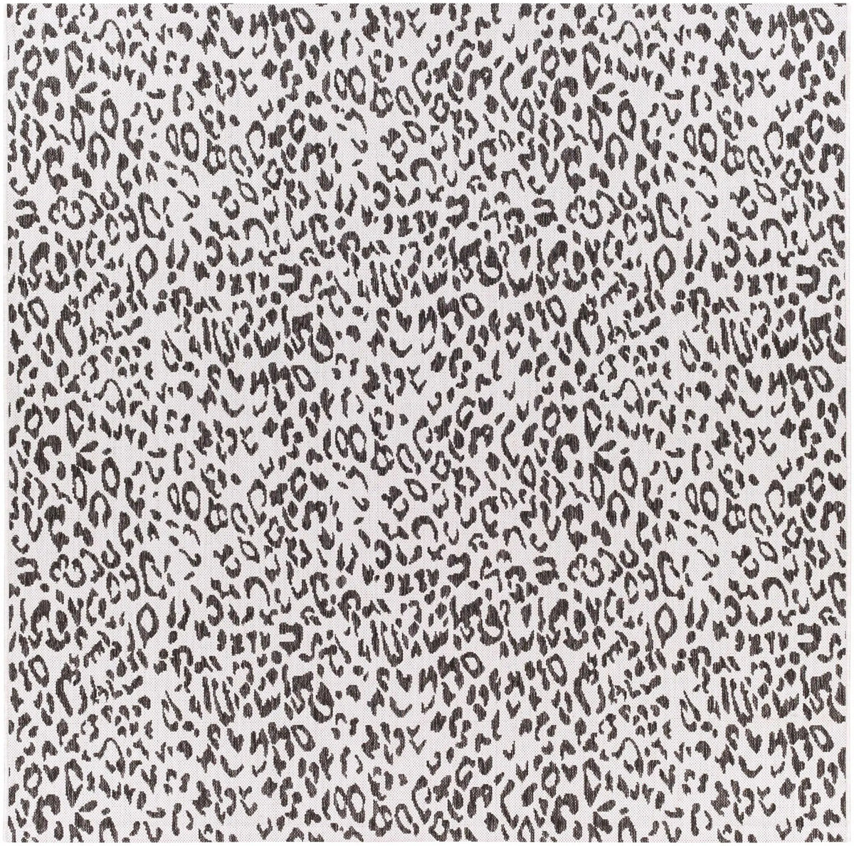 Alderbury White Leopard Print Outdoor Rug, photo 13 of 17