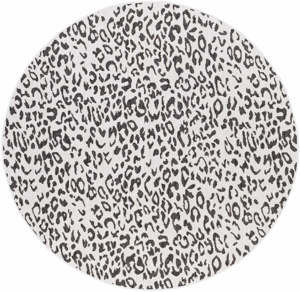 Alderbury White Leopard Print Outdoor Rug, photo 8 of 17