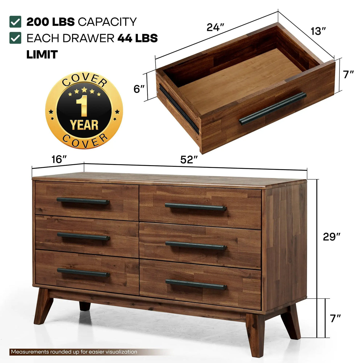 Legacy Solid Wood Dresser by Megsu