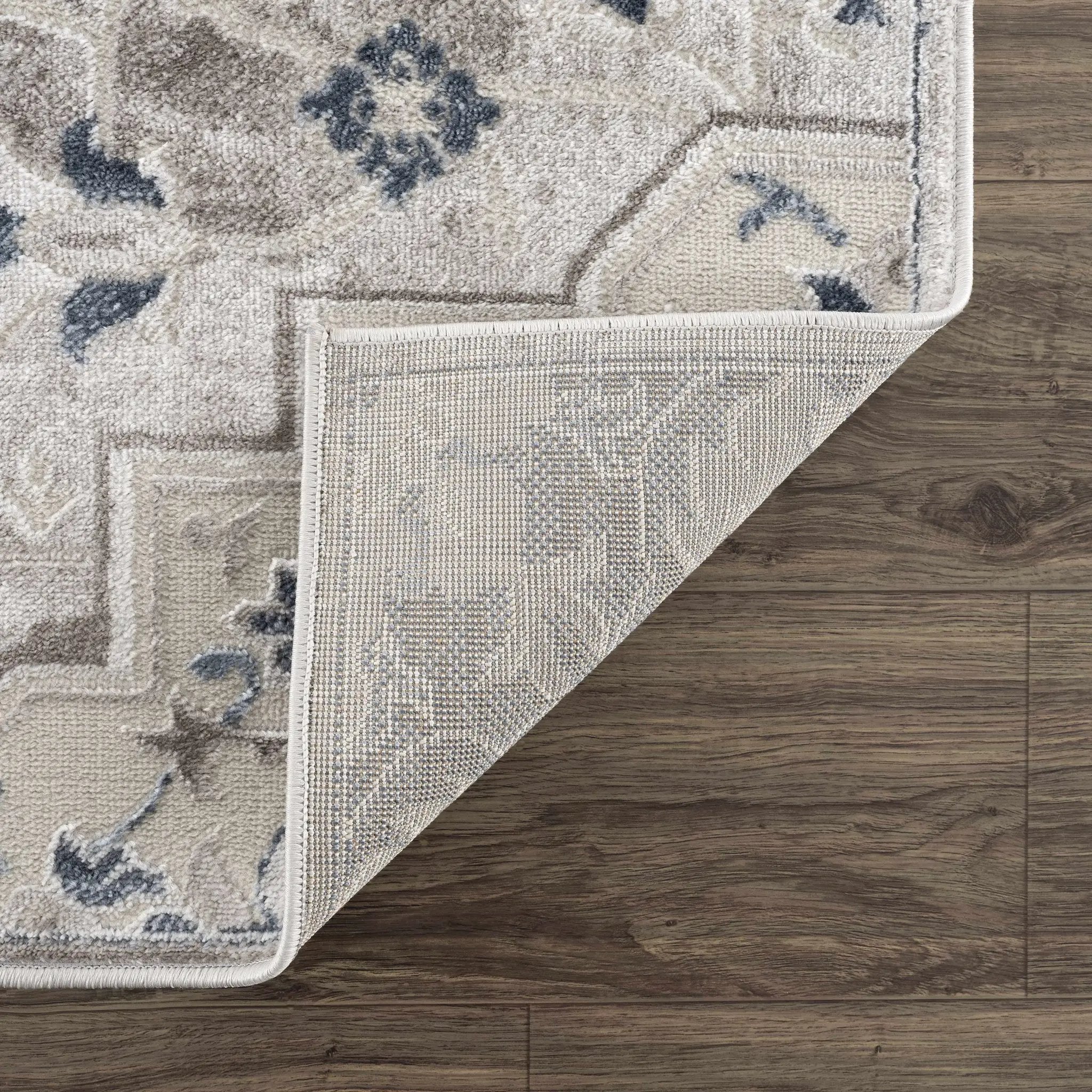 Calum Blue & Gray Area Rug - Clearance by Boutique Rugs