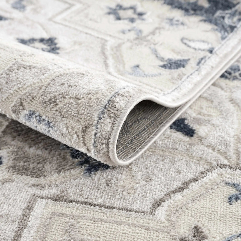 Calum Blue & Gray Area Rug - Clearance by Boutique Rugs