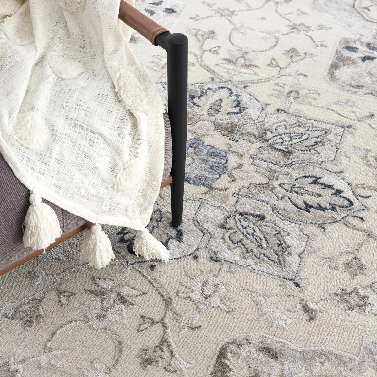 Calum Blue & Gray Area Rug, photo 13 of 16