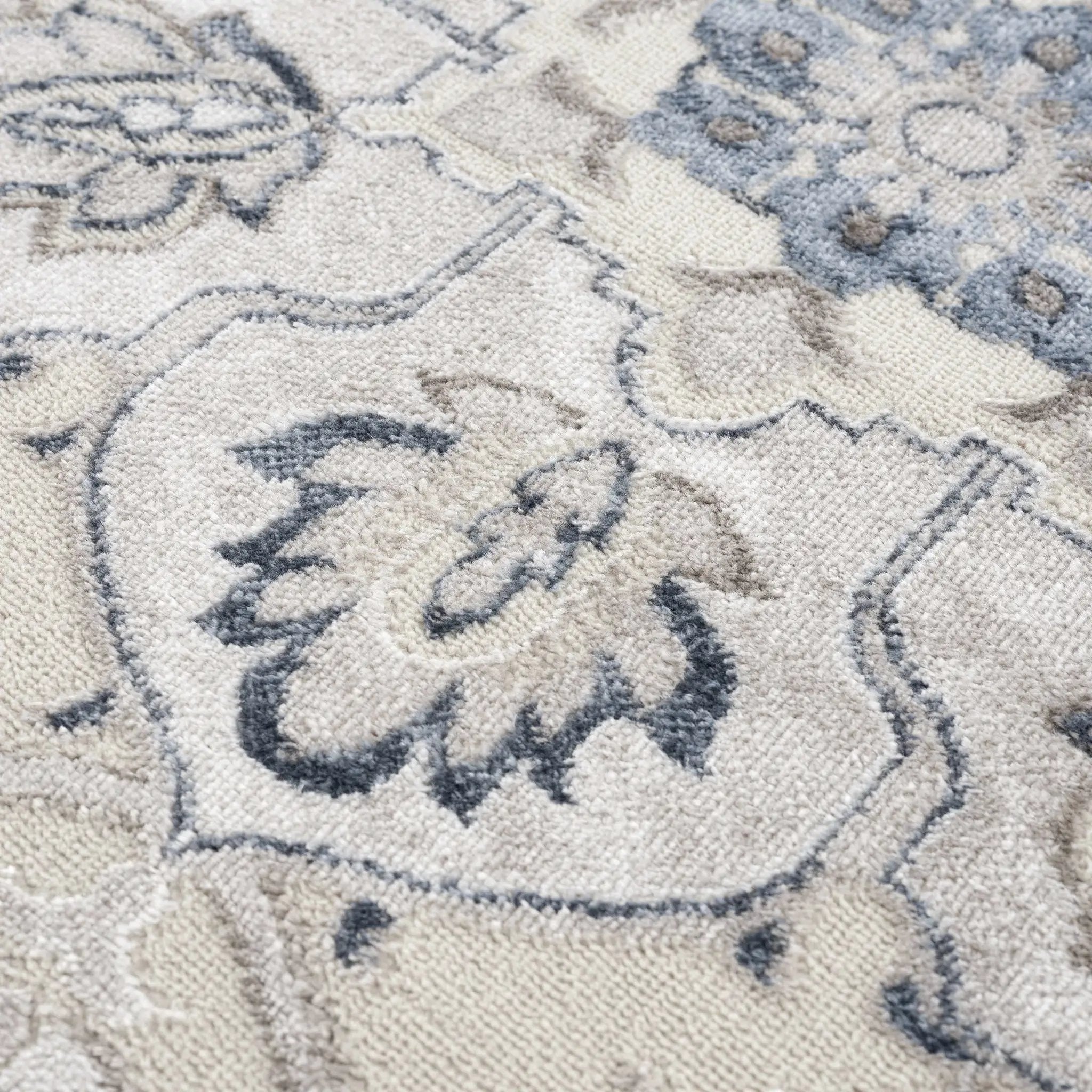 Calum Blue & Gray Area Rug by Hauteloom