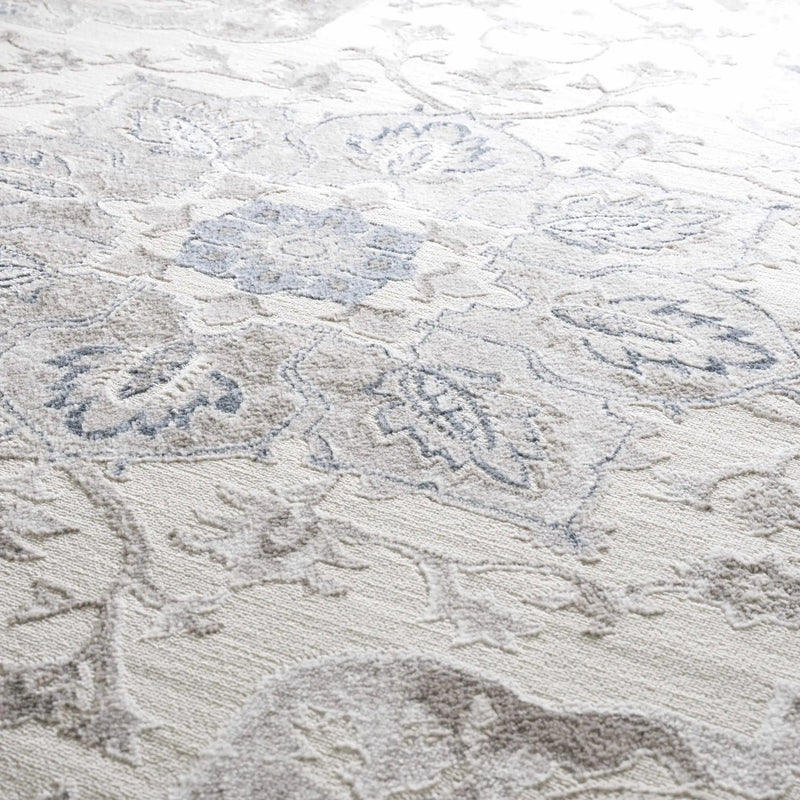 Calum Blue & Gray Area Rug - Clearance by Boutique Rugs
