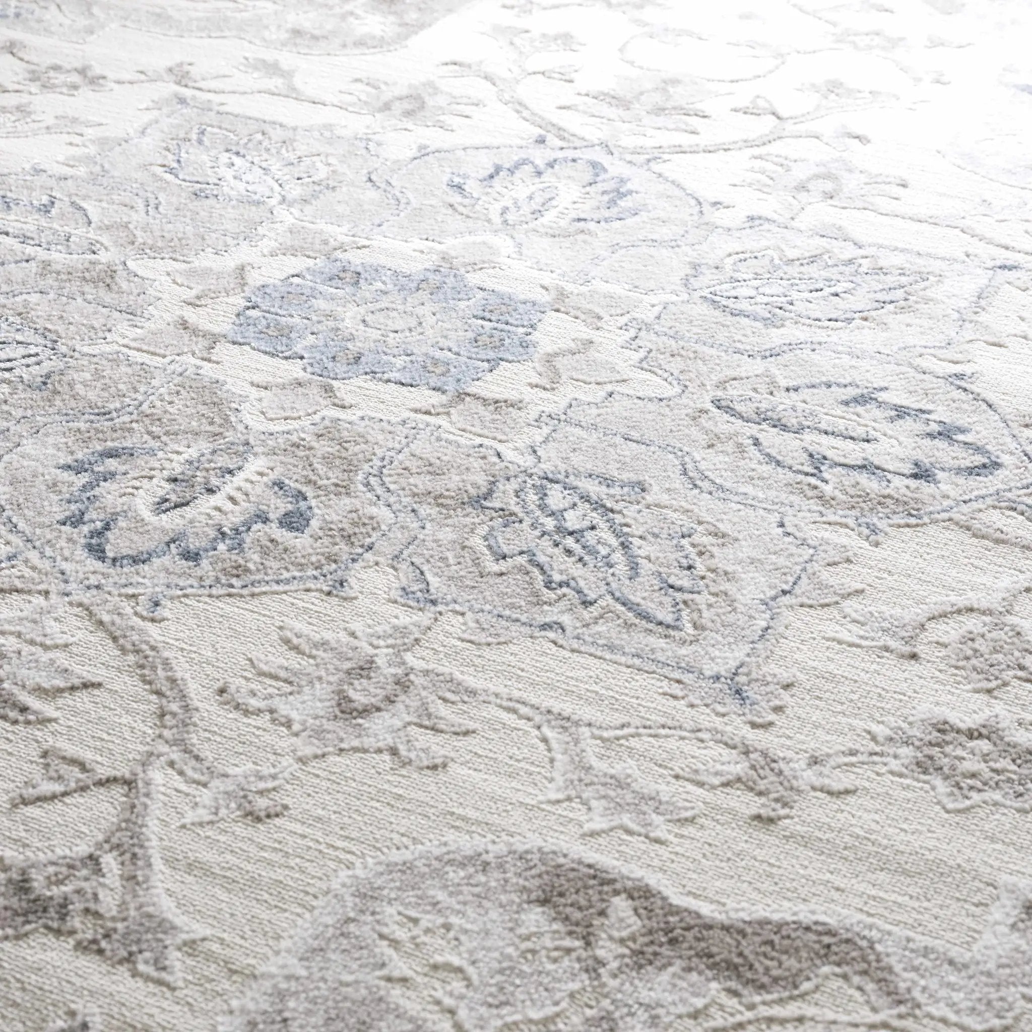 Calum Blue & Gray Area Rug by Hauteloom