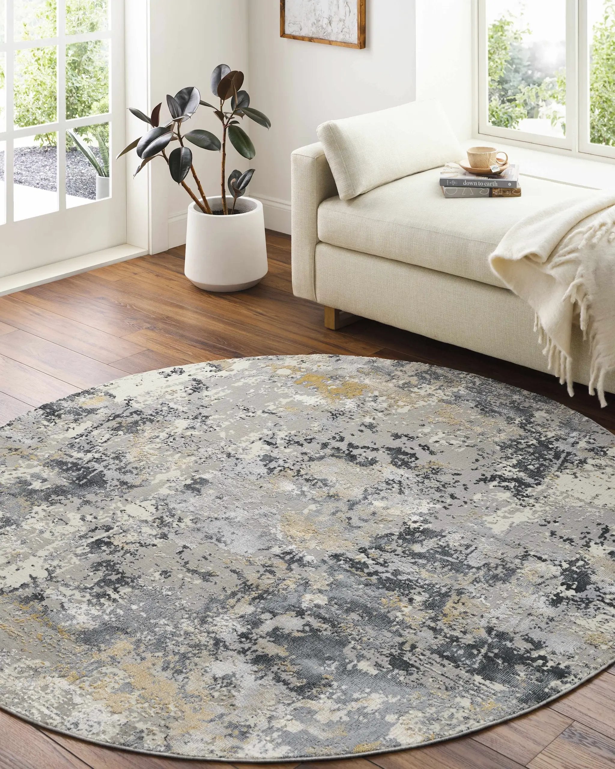 Lenzburg Faux Silk Abstract Rug by Boutique Rugs