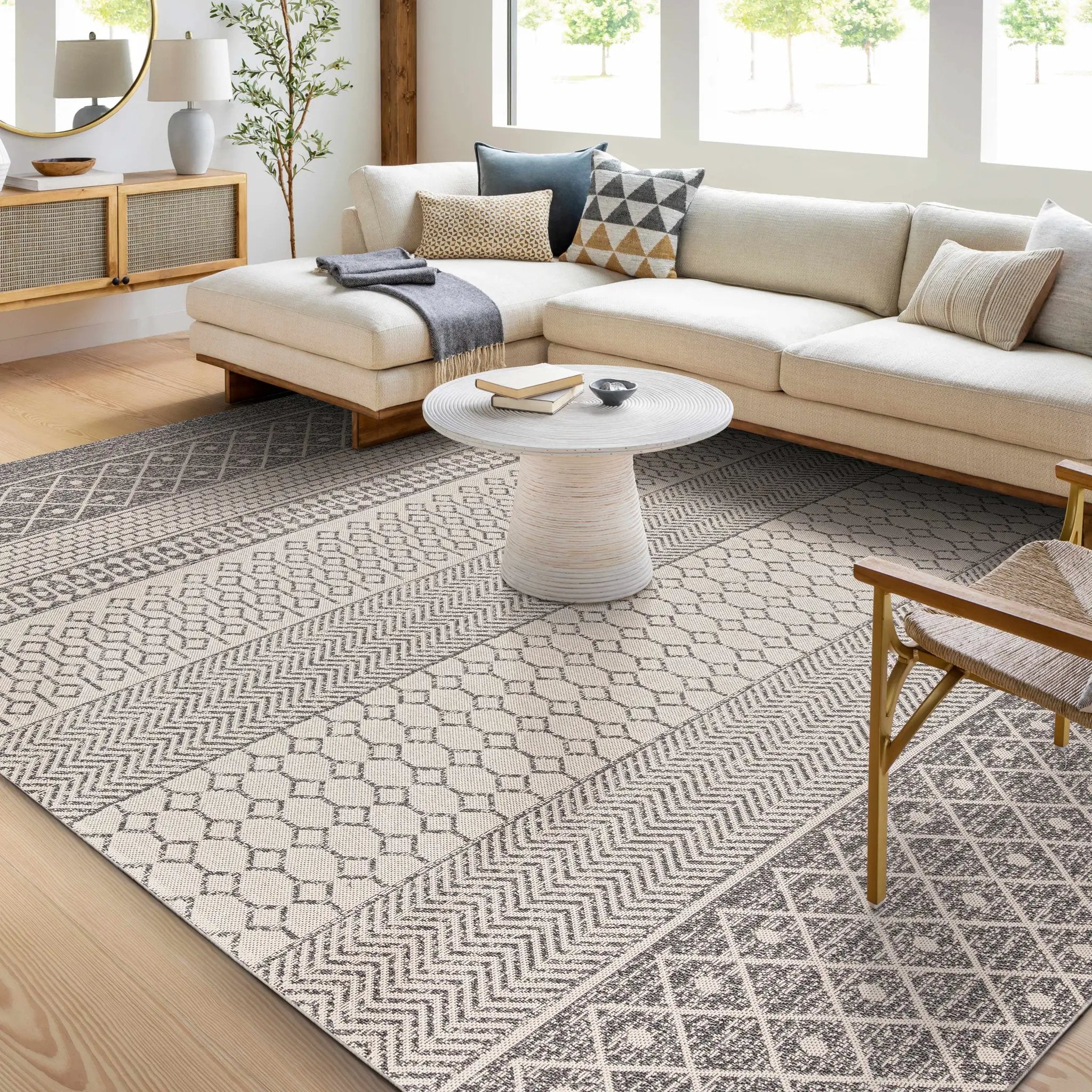 Lester Washable Area Rug - Clearance by Boutique Rugs